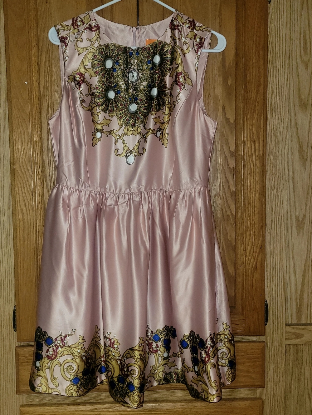 Joe Fresh Satin Pink Dress, Size 8